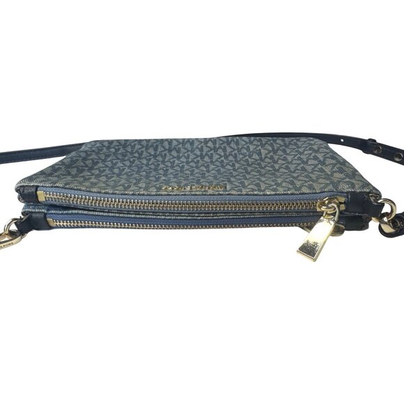 Michael Kors Denim & Canvas Convertible Crossbody Bag - Picture 5 of 14